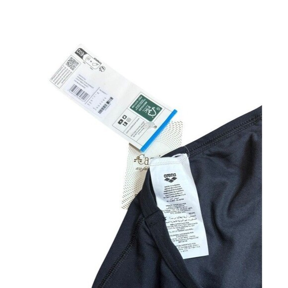 ARENA Womens Size 28 Standard Performance Swimsuit Light Drop Solid Team Black - Picture 4 of 5